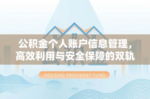 东光公积金个人账户信息管理，高效利用与安全保障的双轨并行