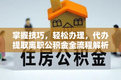 东光掌握技巧，轻松办理，代办提取离职公积金全流程解析