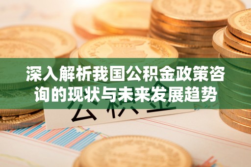 东光深入解析我国公积金政策咨询的现状与未来发展趋势