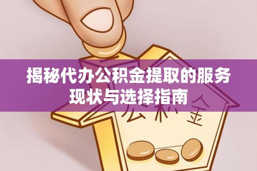 东光揭秘代办公积金提取的服务现状与选择指南