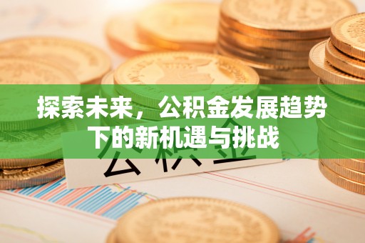 东光探索未来，公积金发展趋势下的新机遇与挑战