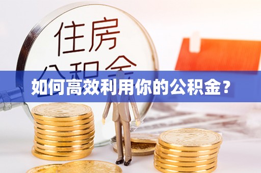 东光如何高效利用你的公积金？