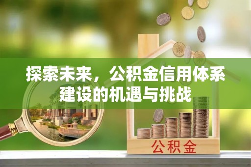 东光探索未来，公积金信用体系建设的机遇与挑战