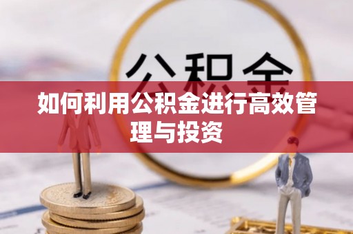 东光如何利用公积金进行高效管理与投资